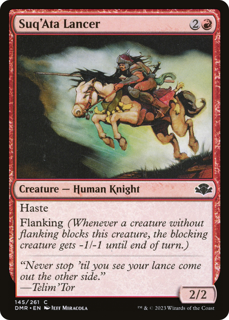 Suq'Ata Lancer (DMR-145) - Dominaria Remastered