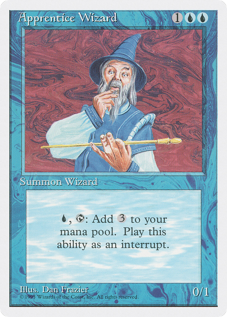 Apprentice Wizard (4ED-61) - Fourth Edition