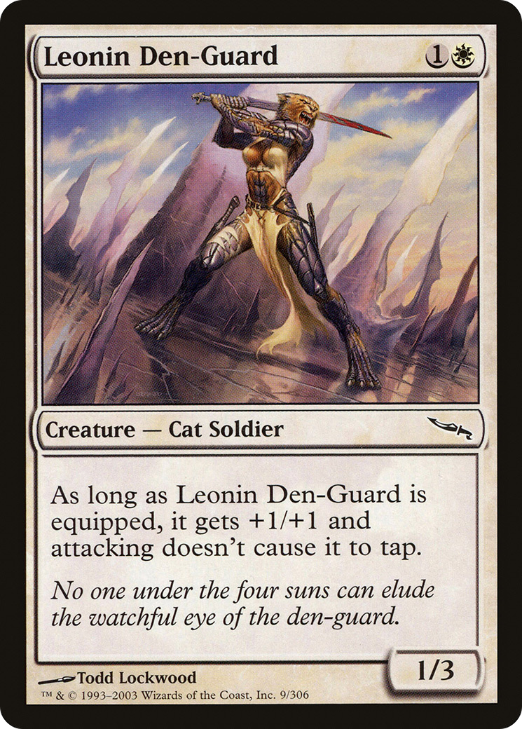 Leonin Den-Guard (MRD-009) - Mirrodin