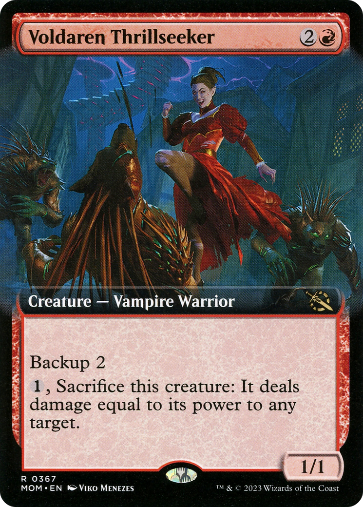 Voldaren Thrillseeker (Extended Art) (MOM-367) - March of the Machine: (Extended Art)