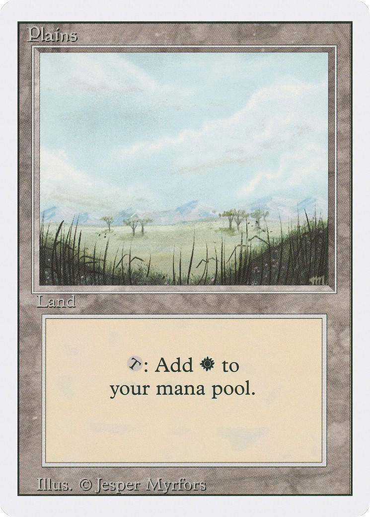 Plains (B) (3ED-293) - Revised Edition