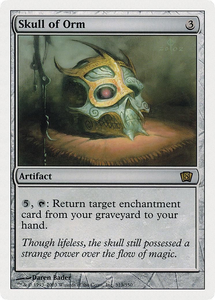 Skull of Orm (8ED-313) - 8th Edition Foil