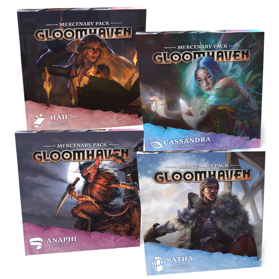 Gloomhaven - 2025 Mercenary Packs - Wave 1 - Set of 4