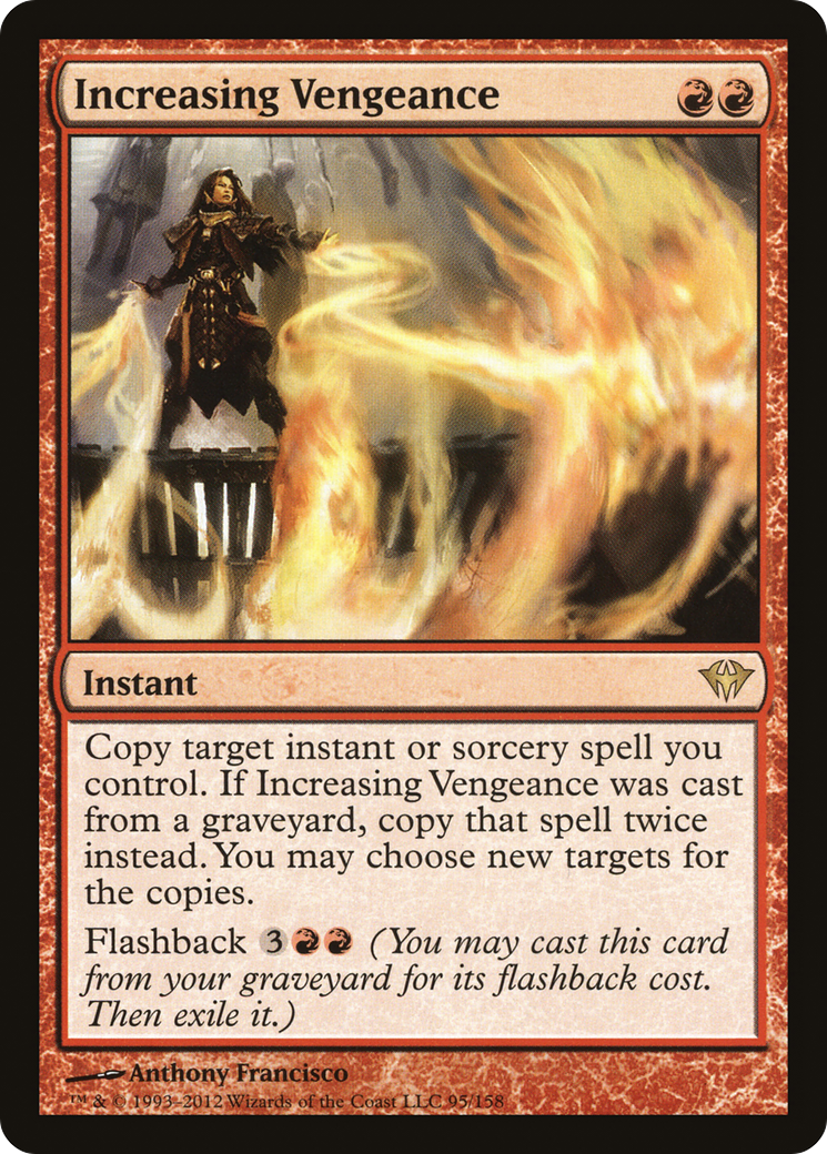 Increasing Vengeance (DKA-095) - Dark Ascension Foil