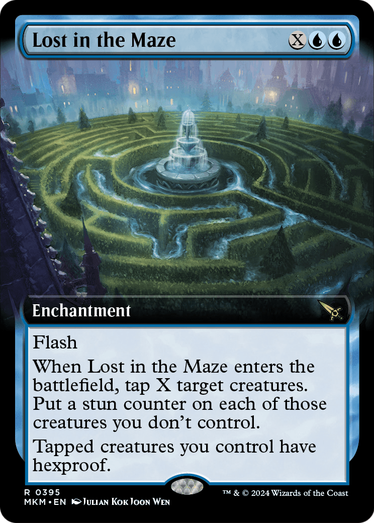 Lost in the Maze (Extended Art) (MKM-395) - Murders at Karlov Manor: (Extended Art) Foil