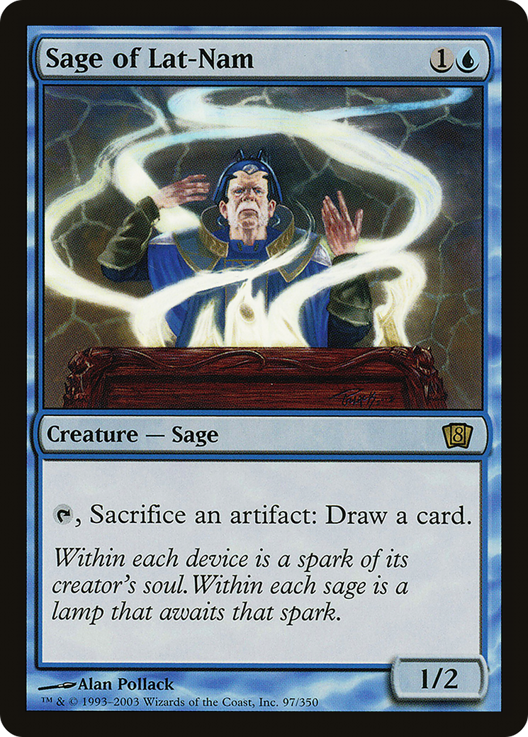 Sage of Lat-Nam (8ED-097) - 8th Edition Foil