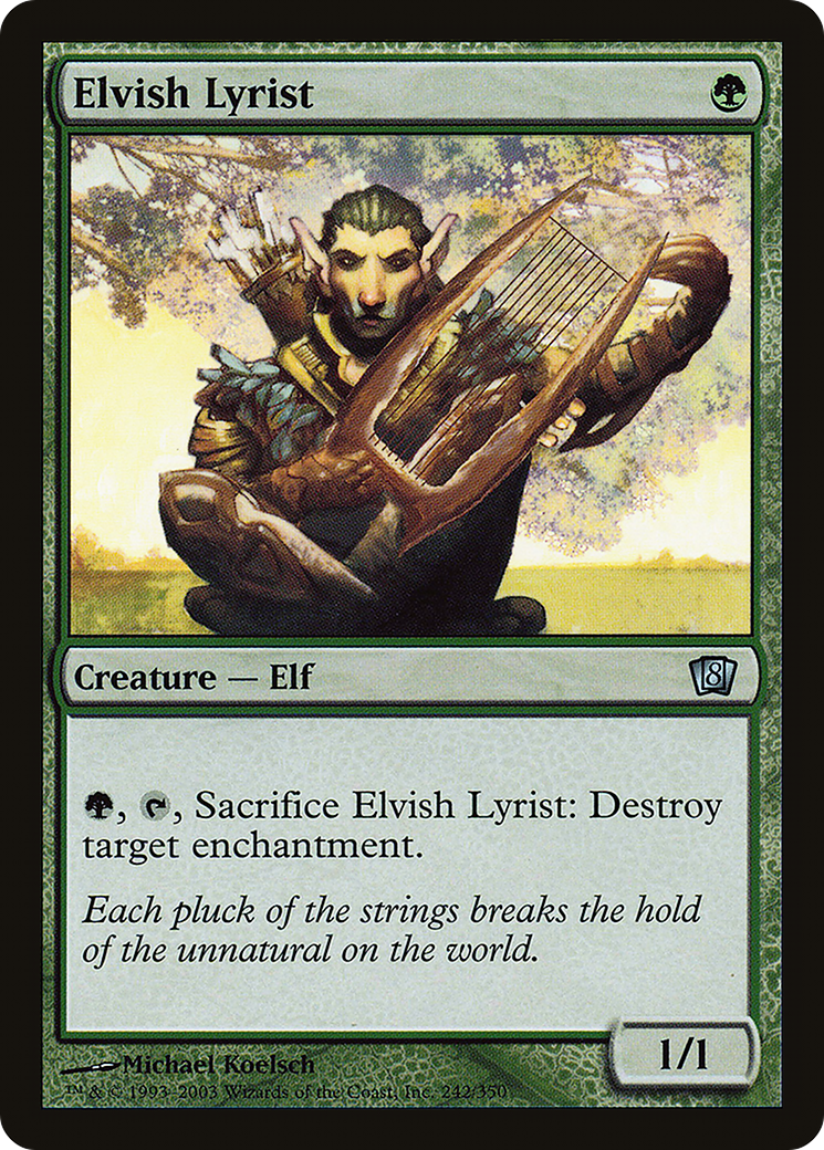 Elvish Lyrist (8ED-242) - 8th Edition
