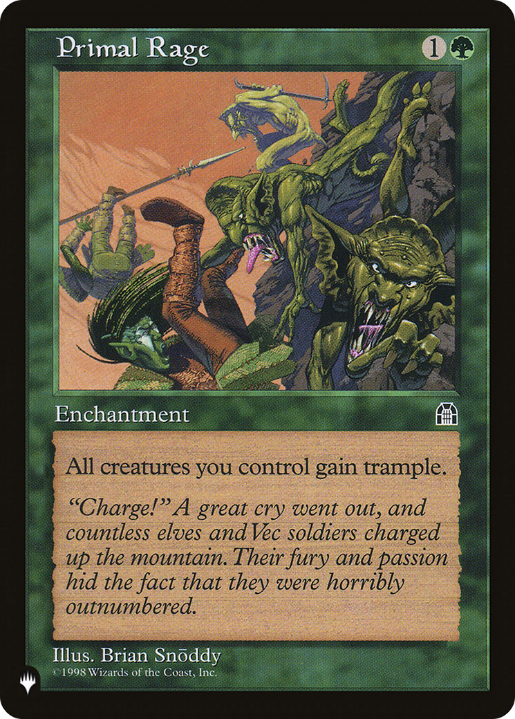 Primal Rage (LIST-112) - The List