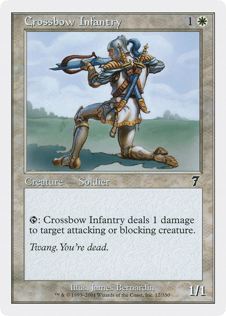 Crossbow Infantry (7ED-012) - 7th Edition Foil