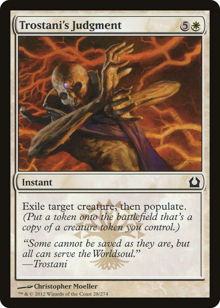 Trostani's Judgment (RTR-028) - Return to Ravnica