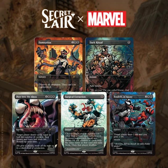 Magic the Gathering - Secret Lair x Marvel - Spider-Man: Venom Unleashed (Colors) - Non-Foil
