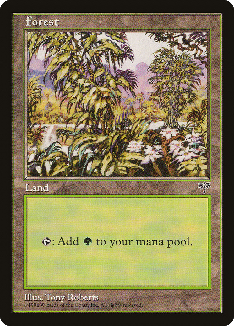 Forest (White Flowers Right) (MIR-349) - Mirage
