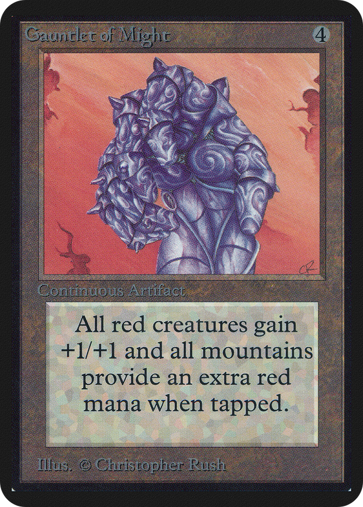 Gauntlet of Might (LEA-244) - Limited Edition Alpha