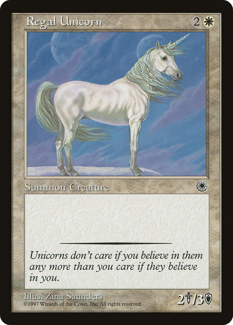 Regal Unicorn (POR-22) - Portal