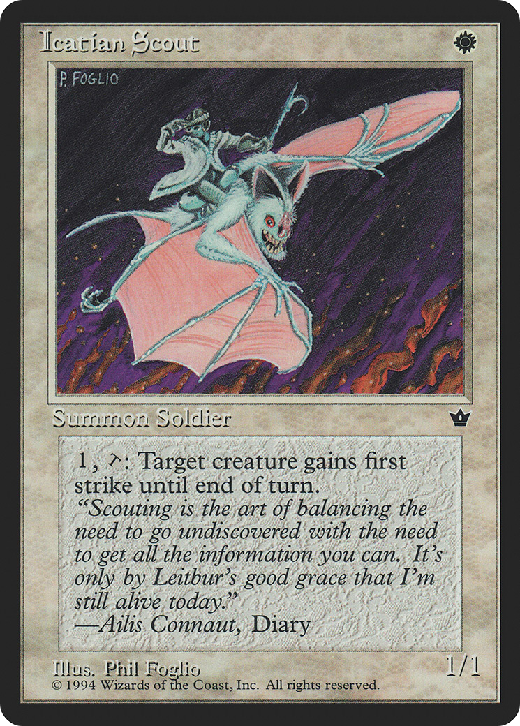 Icatian Scout (Foglio) (FEM-13) - Fallen Empires