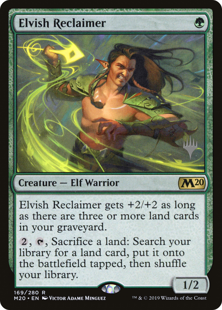 Elvish Reclaimer (PPM20-169p) - Core Set 2020 Promos