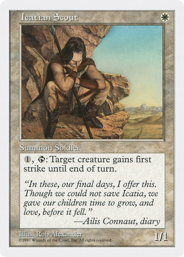 Icatian Scout (5ED-37) - Fifth Edition