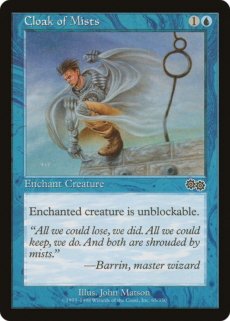 Cloak of Mists (USG-65) - Urza's Saga