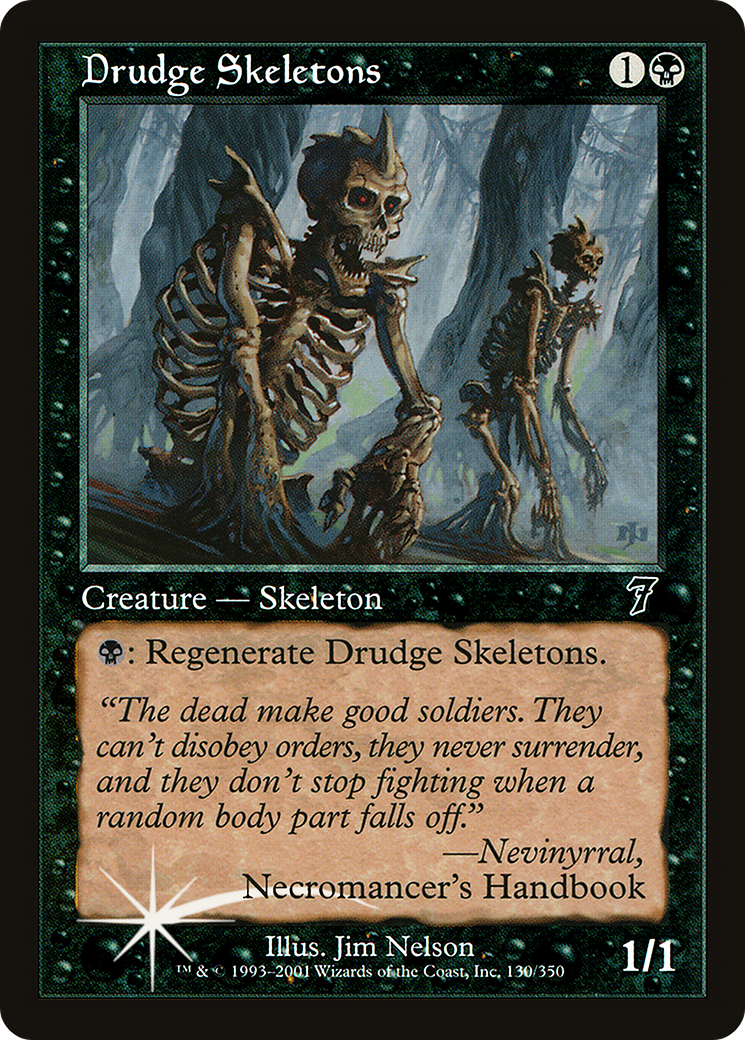 Drudge Skeletons (7ED-130★) - 7th Edition