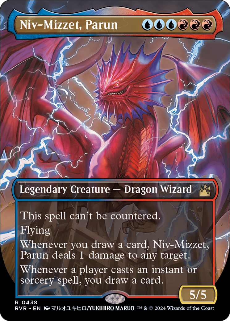 Niv-Mizzet, Parun (Anime Borderless) (RVR-438) - Ravnica Remastered (Borderless)