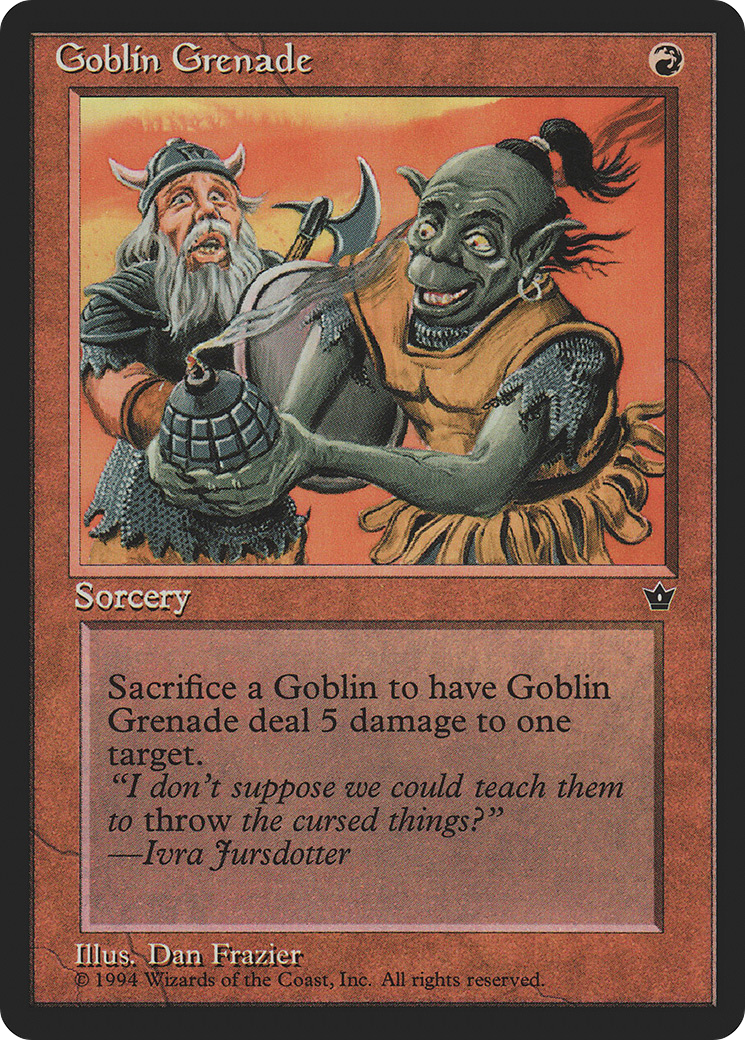 Goblin Grenade (Frazier) (FEM-56) - Fallen Empires