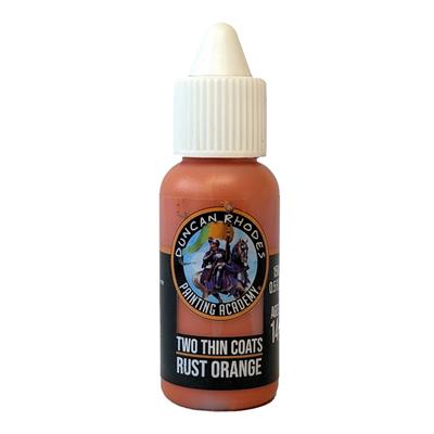 Rust Orange - Two Thin Coats