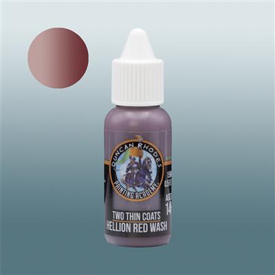 Hellion Red Wash - Two Thin Coats