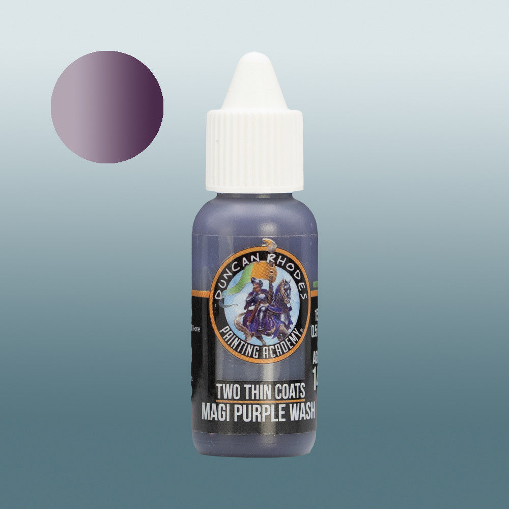 Magi Purple Wash - Two Thin Coats