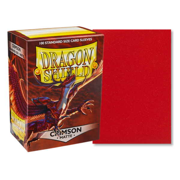 Standard - Crimson - Matte Sleeves (100ct)