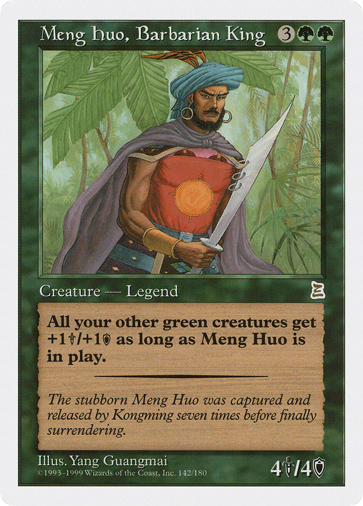 Meng Huo, Barbarian King (PTK-142) - Portal Three Kingdoms