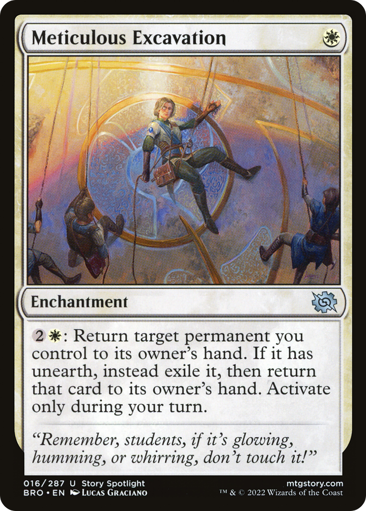 Meticulous Excavation (BRO-016) - The Brothers' War: (storyspotlight) Foil