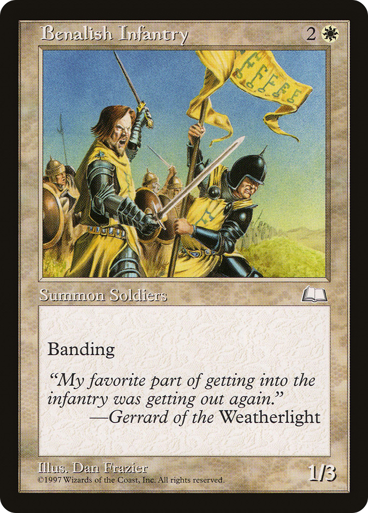 Benalish Infantry (WTH-8) - Weatherlight
