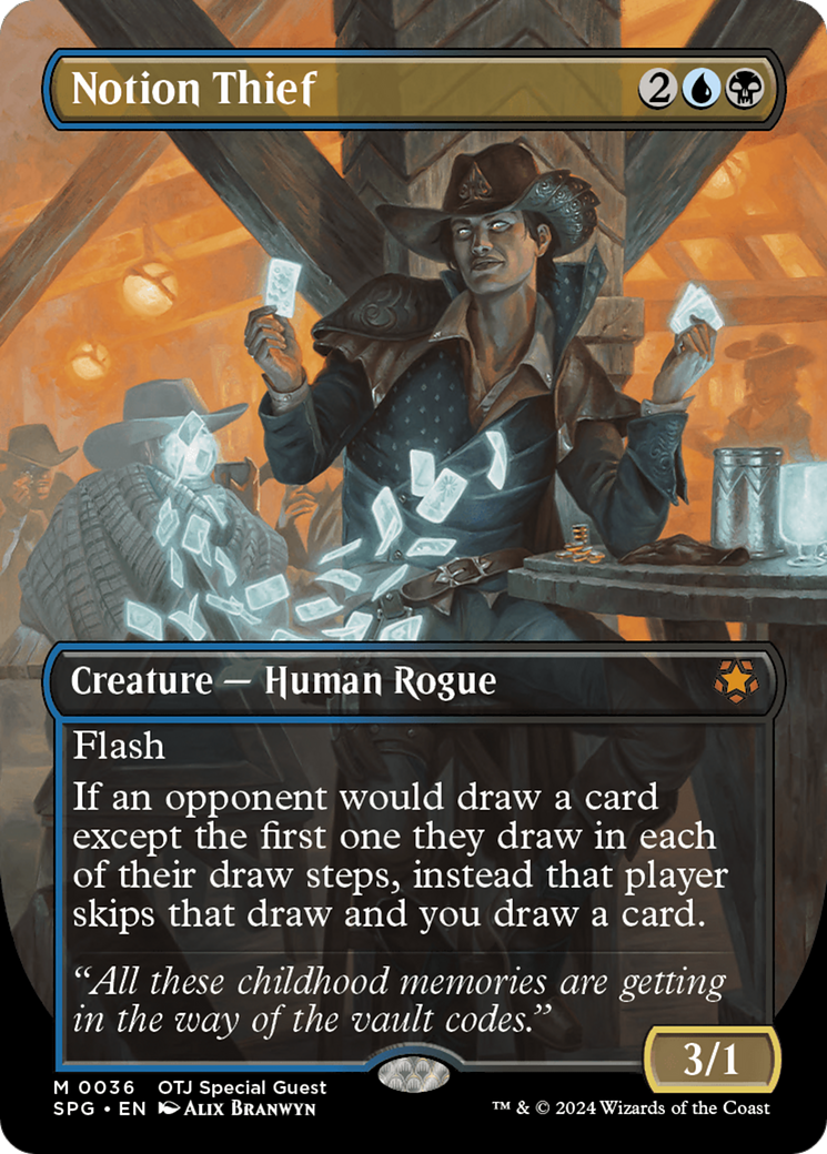 Notion Thief (Borderless) (SPG-036) - Special Guests (Borderless) Foil