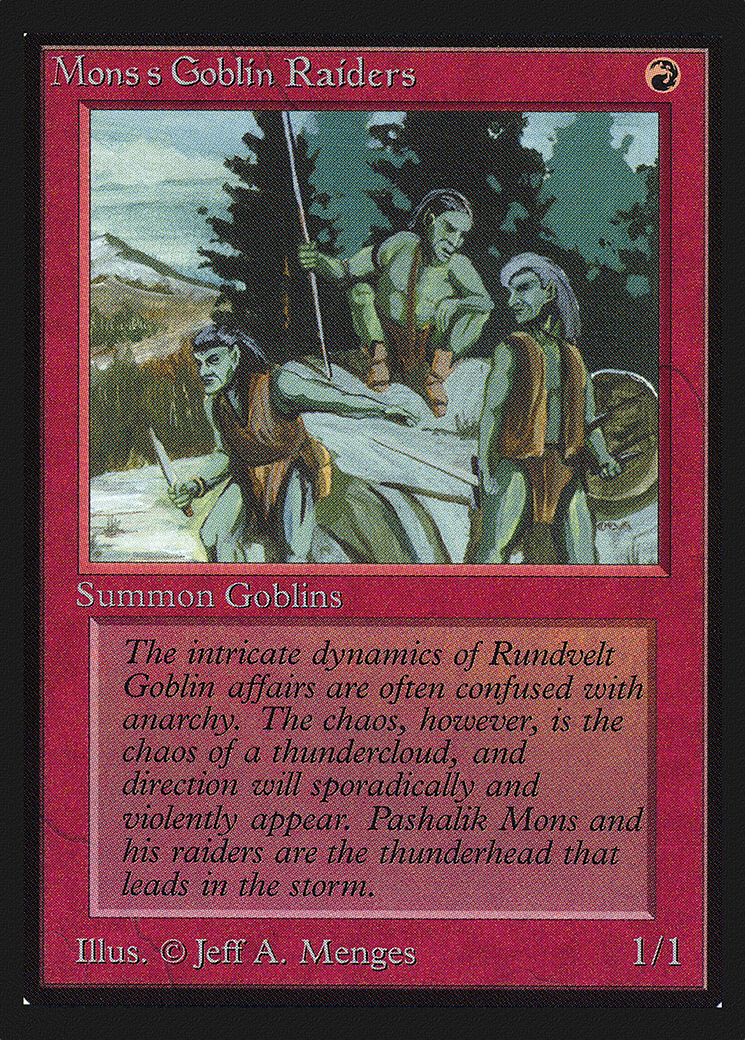 Mons's Goblin Raiders (CE) (CED-165) - Collectors' Edition