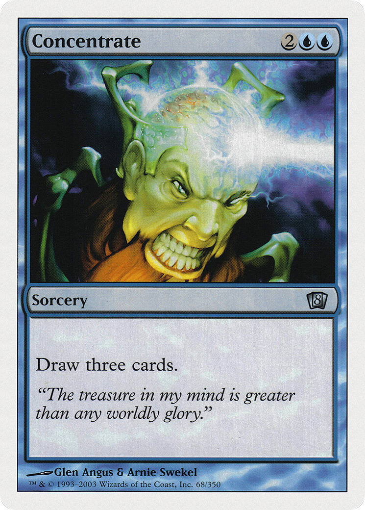 Concentrate (8ED-068) - 8th Edition Foil