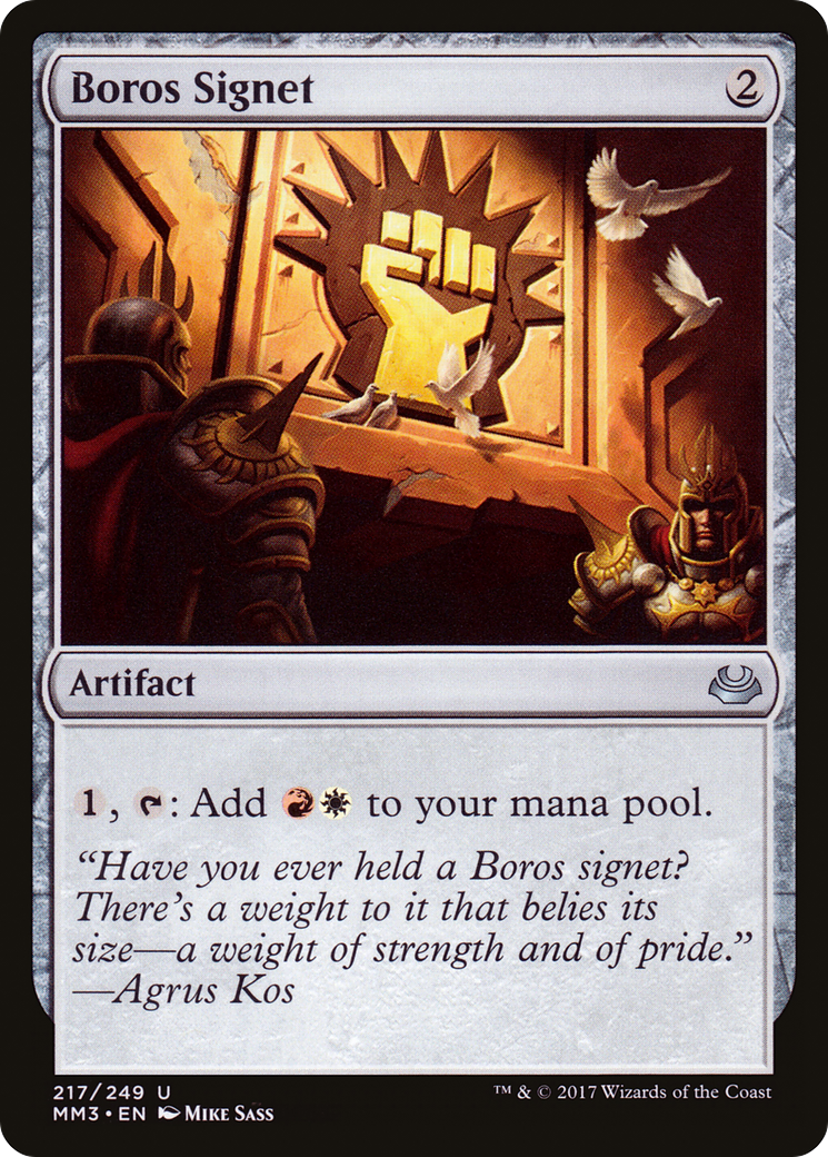 Boros Signet (MM3-217) - Modern Masters 2017 Foil