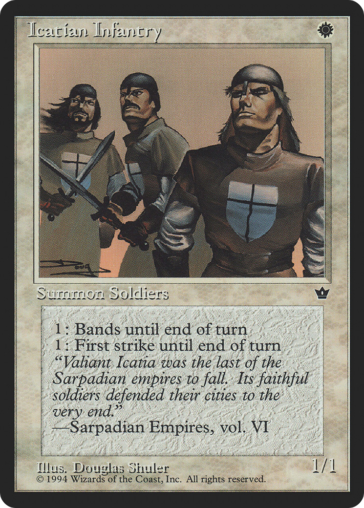 Icatian Infantry (Shuler) (FEM-7) - Fallen Empires