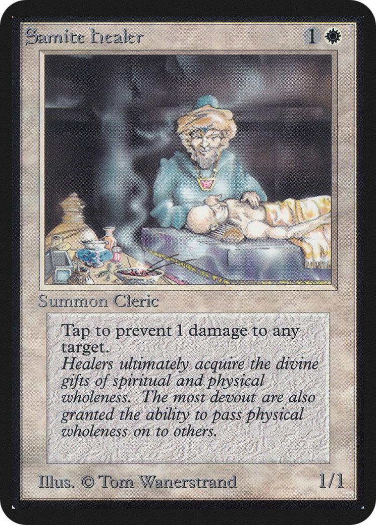 Samite Healer (LEA-37) - Limited Edition Alpha