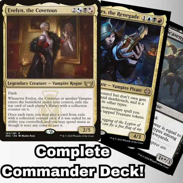 Magic the Gathering - Evelyn, the Covetous - Custom Built Commander Deck