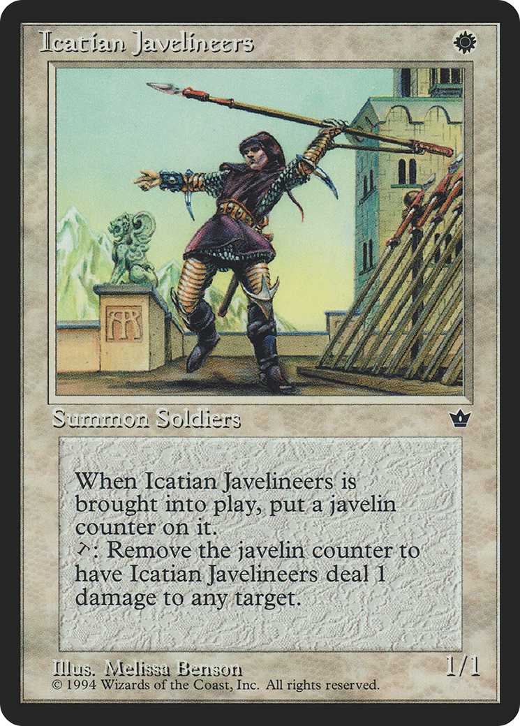 Icatian Javelineers (Benson) (FEM-8) - Fallen Empires