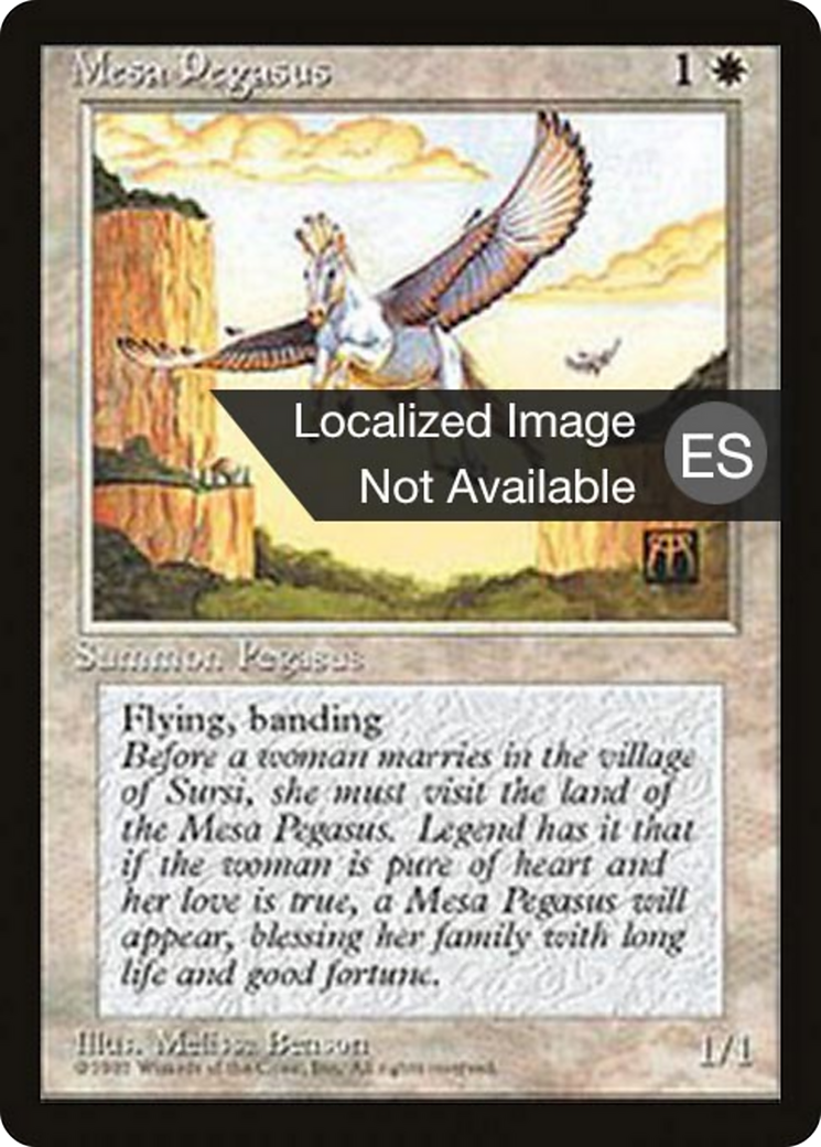 Mesa Pegasus (4BB-035) - Fourth Edition Foreign Black Border