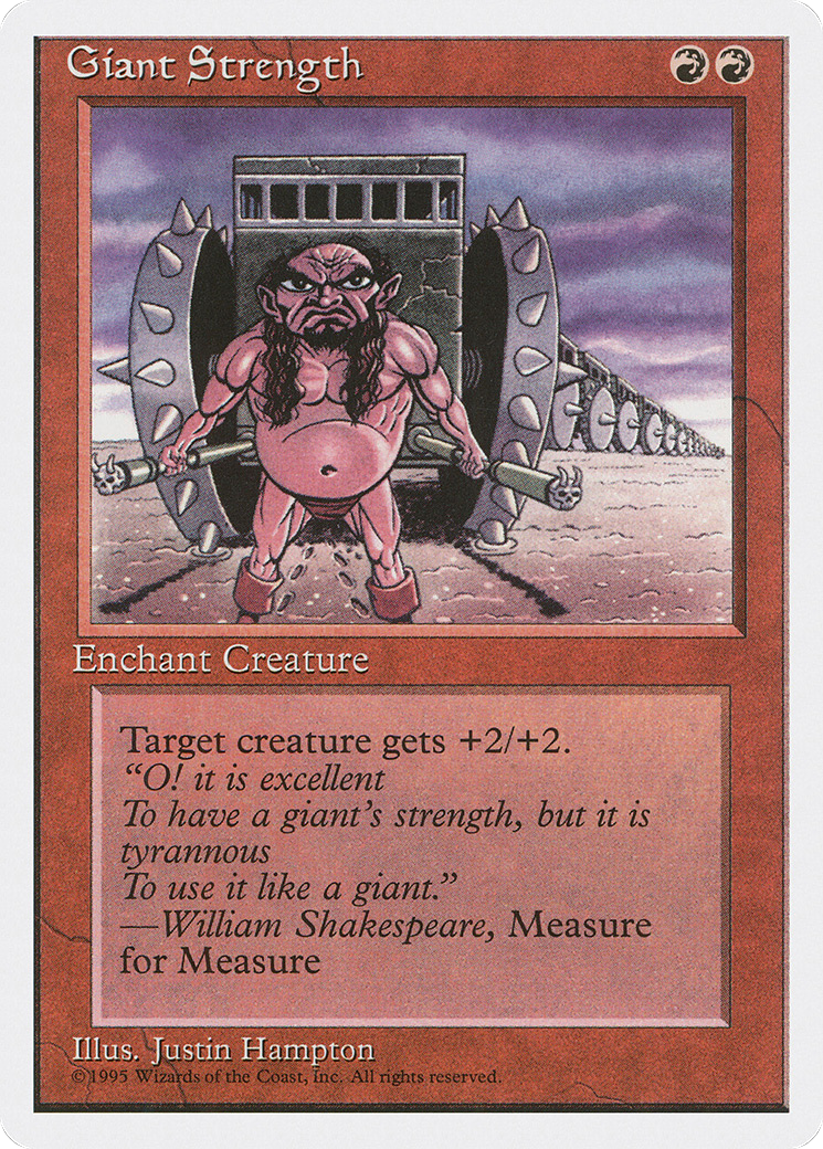Giant Strength (4ED-196) - Fourth Edition