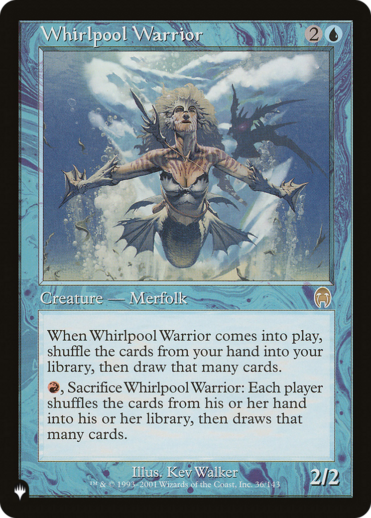Whirlpool Warrior (LIST-36/143) - The List