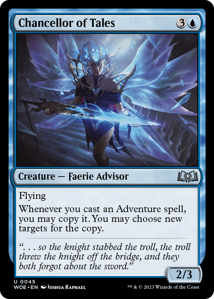 Chancellor of Tales (WOE-045) - Wilds of Eldraine Foil