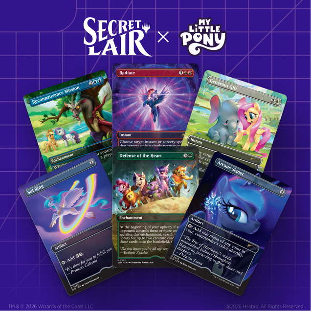 Magic the Gathering - Secret Lair x My Little Pony - Friendship Is Magic - Non-Foil