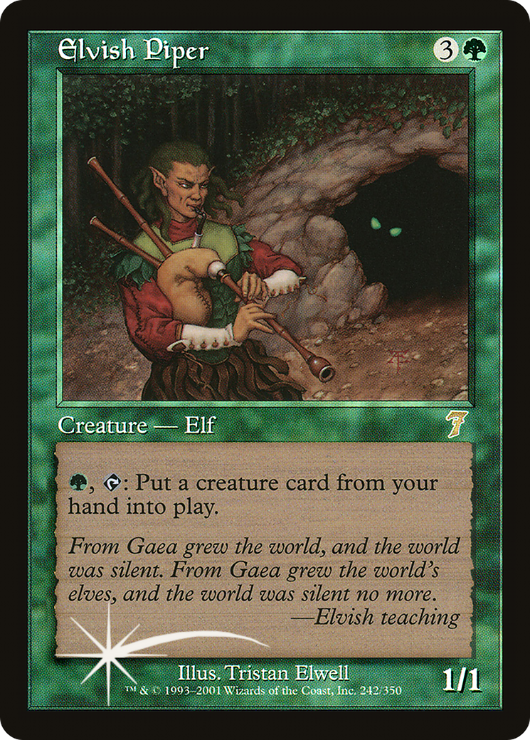 Elvish Piper (7ED-242) - 7th Edition