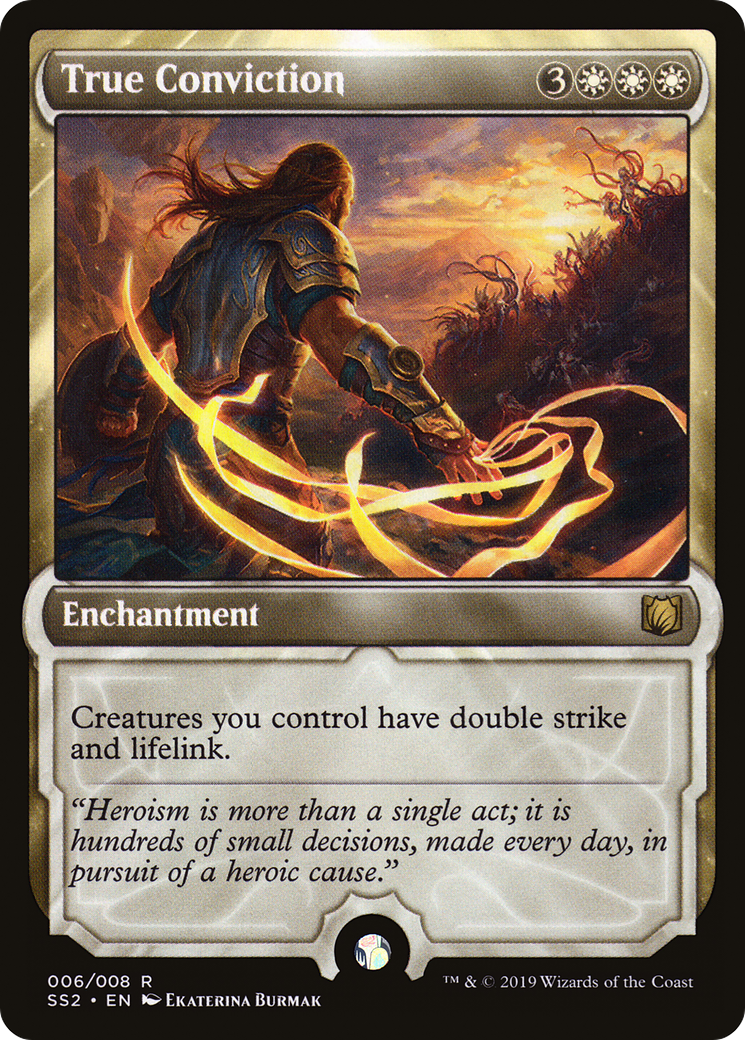 True Conviction (SS2-006) - Signature Spellbook: Gideon Foil