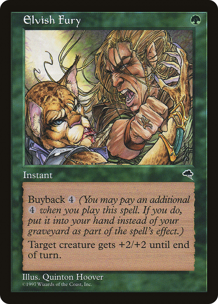 Elvish Fury (TMP-226) - Tempest