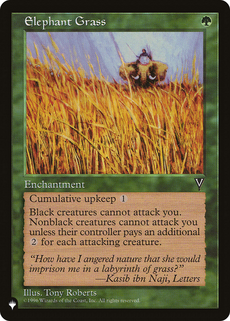 Elephant Grass (LIST-104) - The List