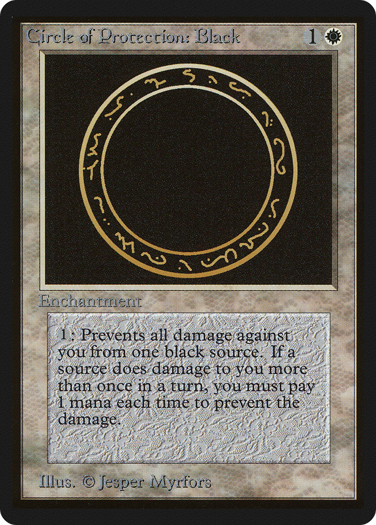 Circle of Protection: Black (LEB-10) - Limited Edition Beta